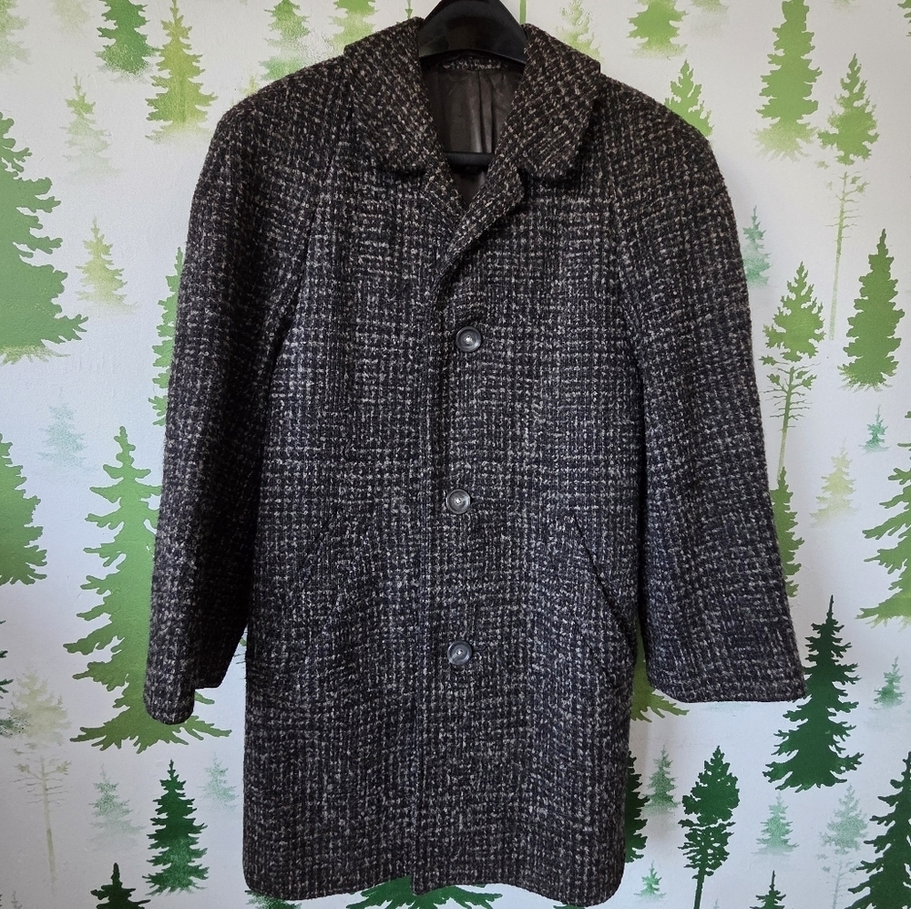 Vintage Heavy Coat with Classic Design.
